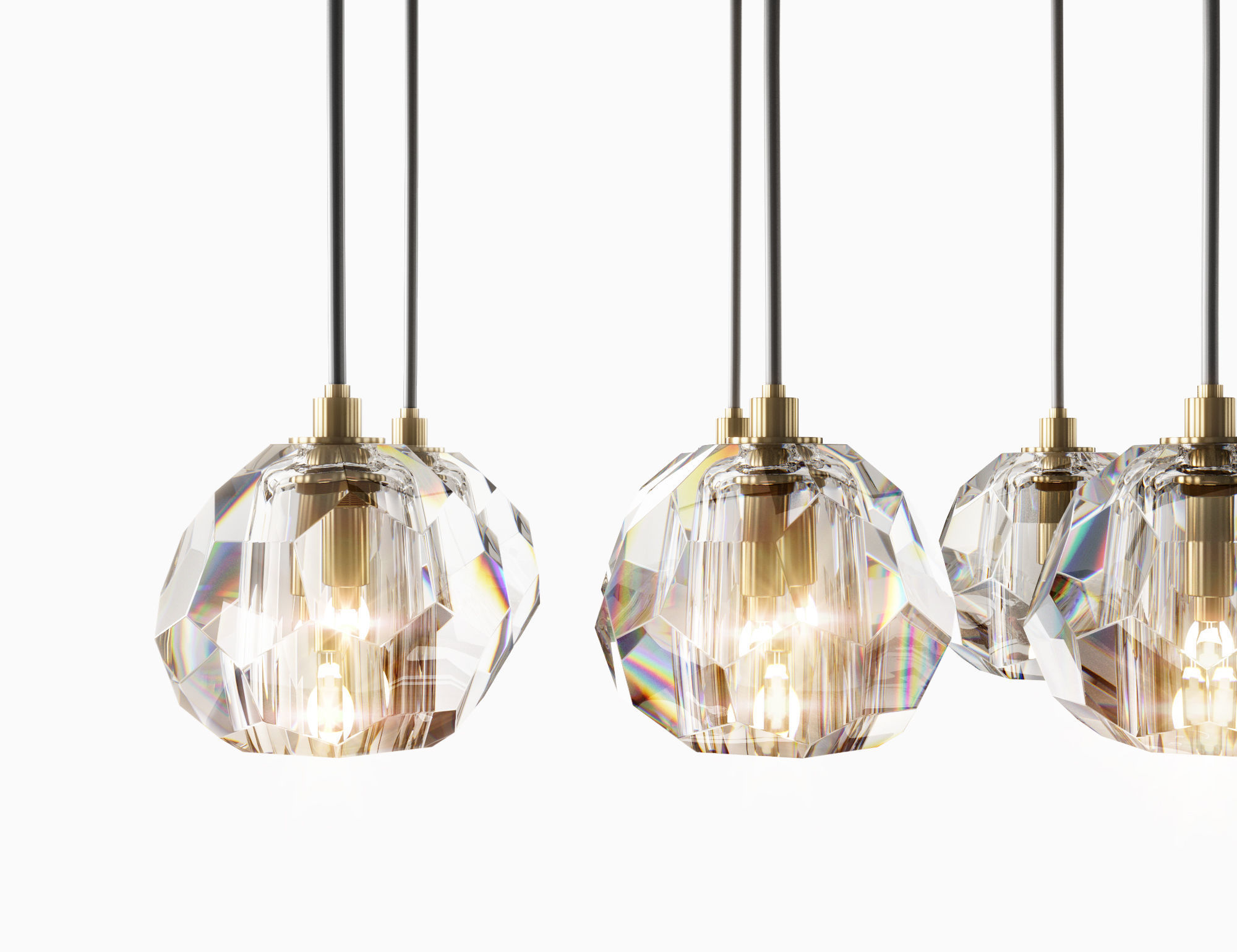 RH Morgan Track Blue Dining Set 3D model_1