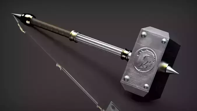 Shao Khan Hammer 3D print model