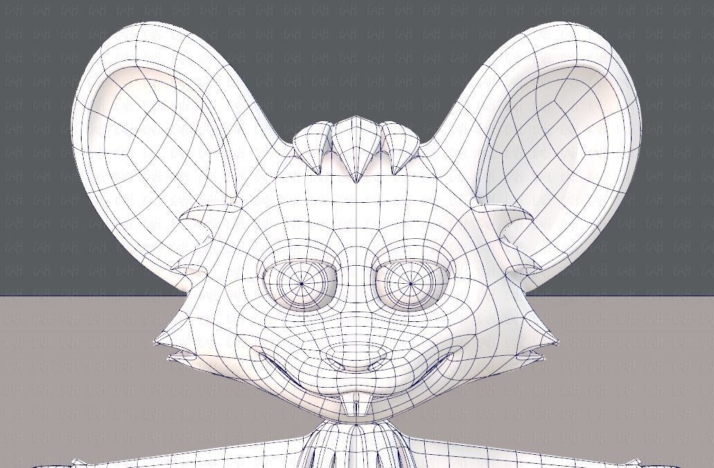 Mouse V01 Low-poly 3D model_25