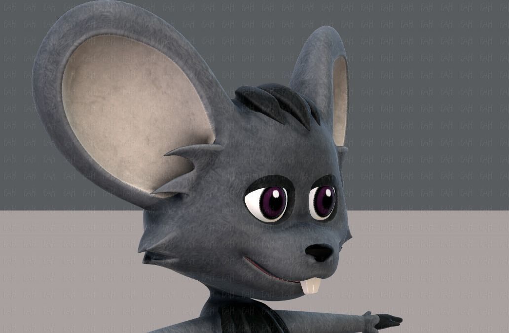 Mouse V01 Low-poly 3D model_18