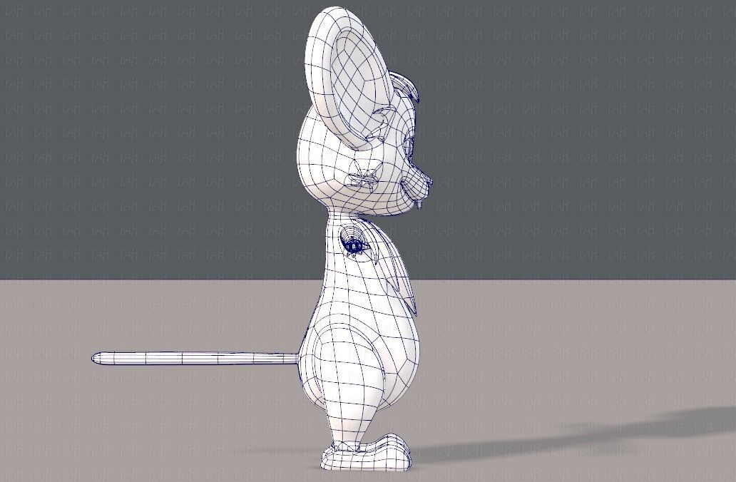 Mouse V01 Low-poly 3D model_11