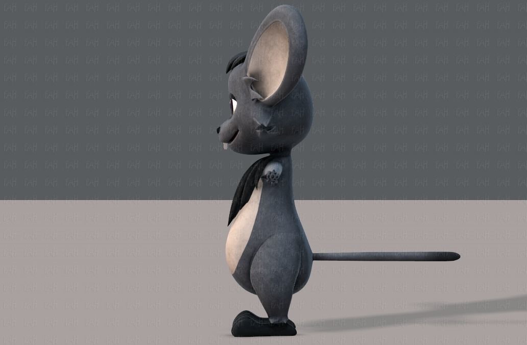 Mouse V01 Low-poly 3D model_7