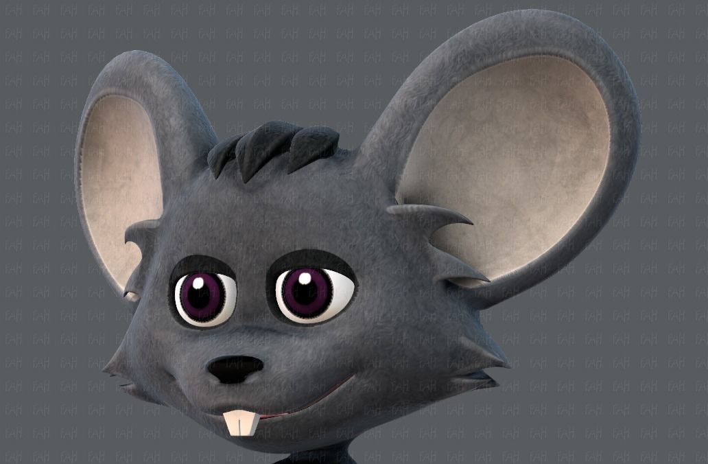 Mouse V01 Low-poly 3D model_41