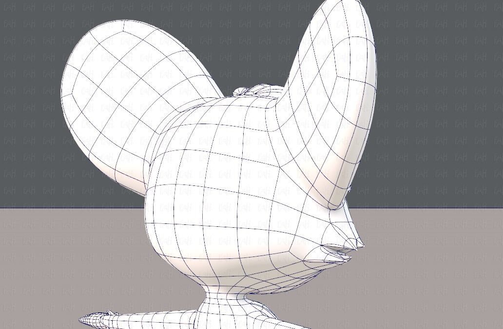 Mouse V01 Low-poly 3D model_28