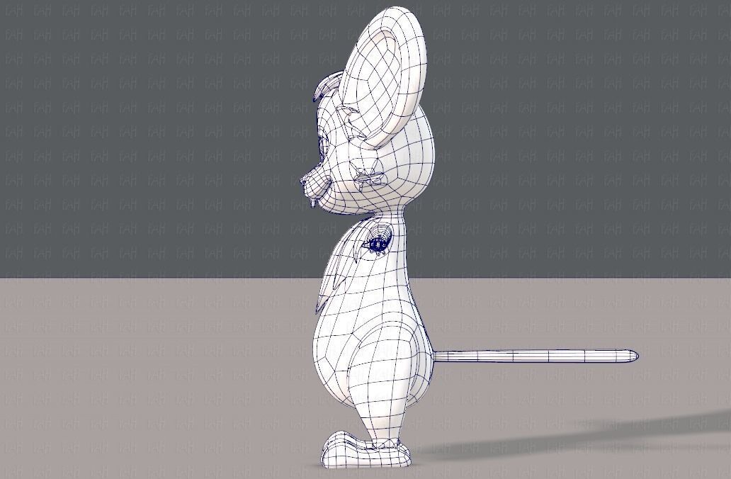 Mouse V01 Low-poly 3D model_15