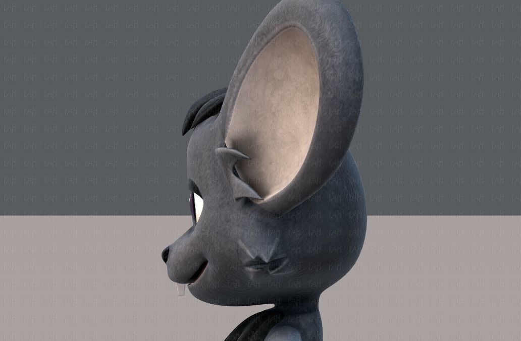 Mouse V01 Low-poly 3D model_23