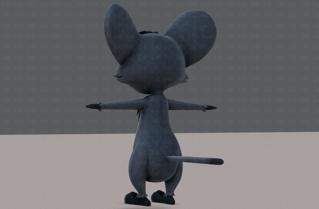 Mouse V01 Low-poly 3D model_35