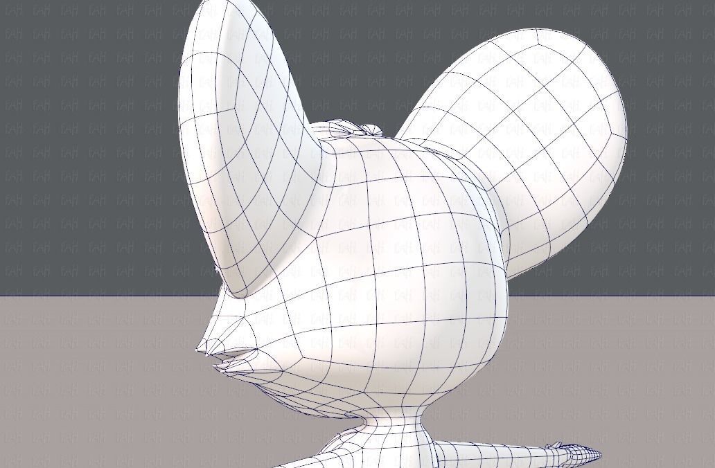 Mouse V01 Low-poly 3D model_30
