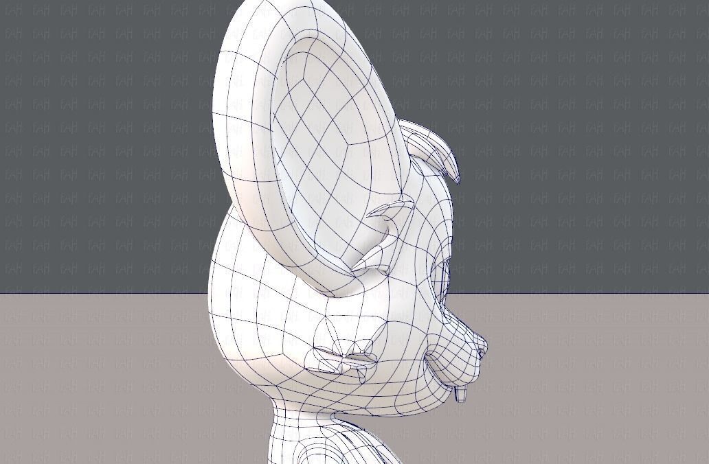 Mouse V01 Low-poly 3D model_27