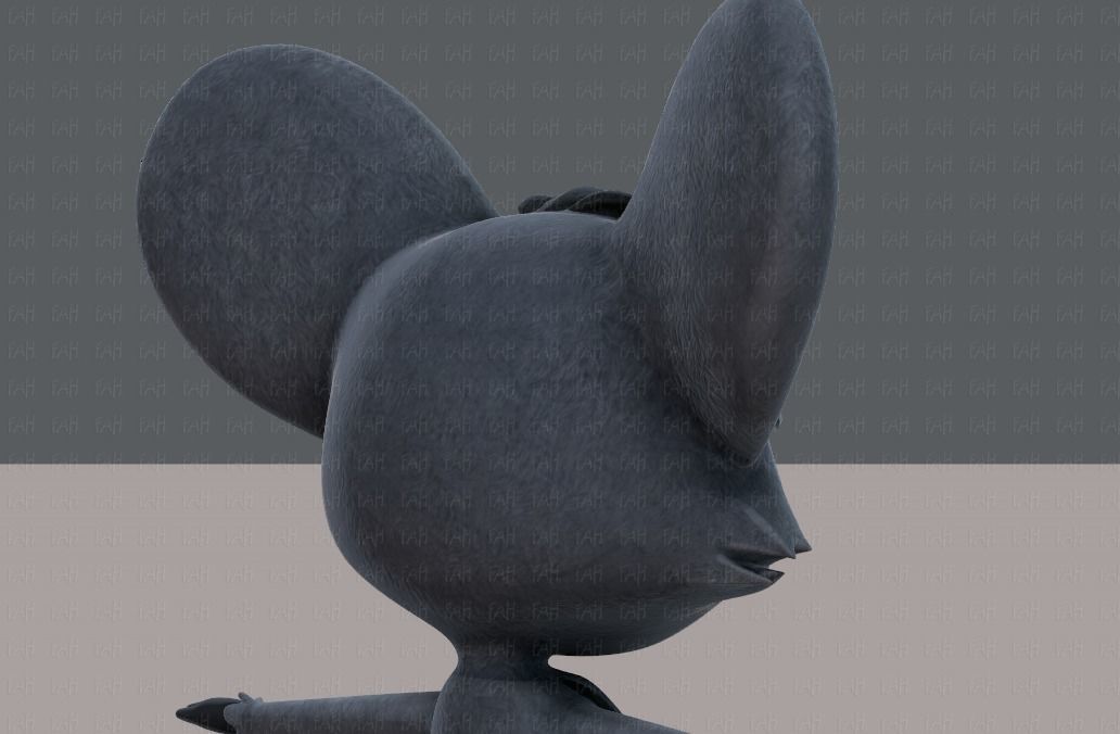 Mouse V01 Low-poly 3D model_20