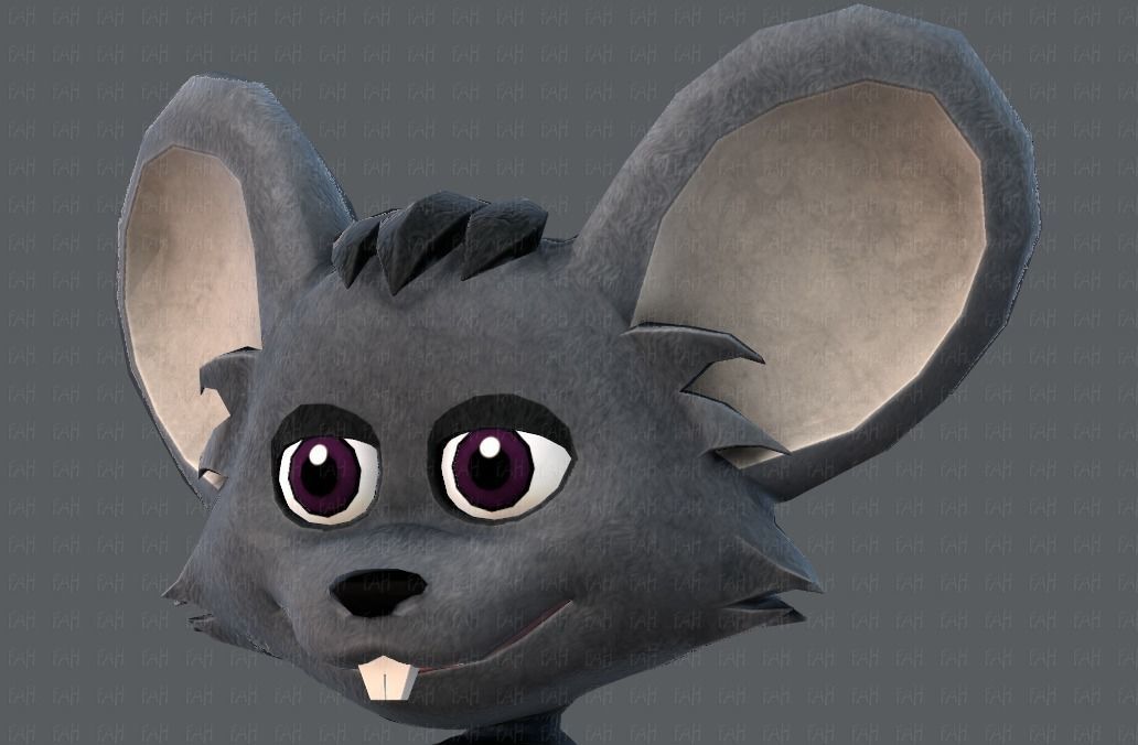 Mouse V01 Low-poly 3D model_43
