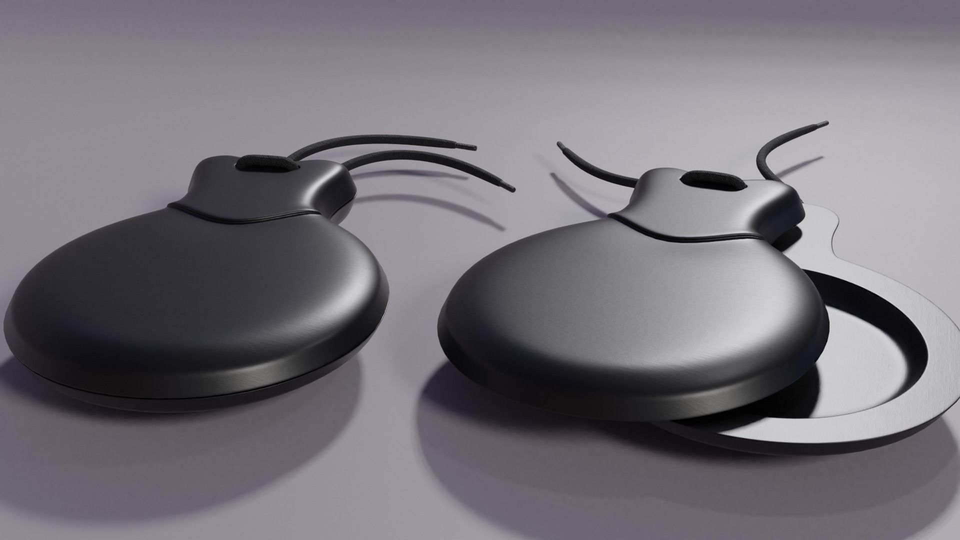 Castanets two headphones 3D model_15