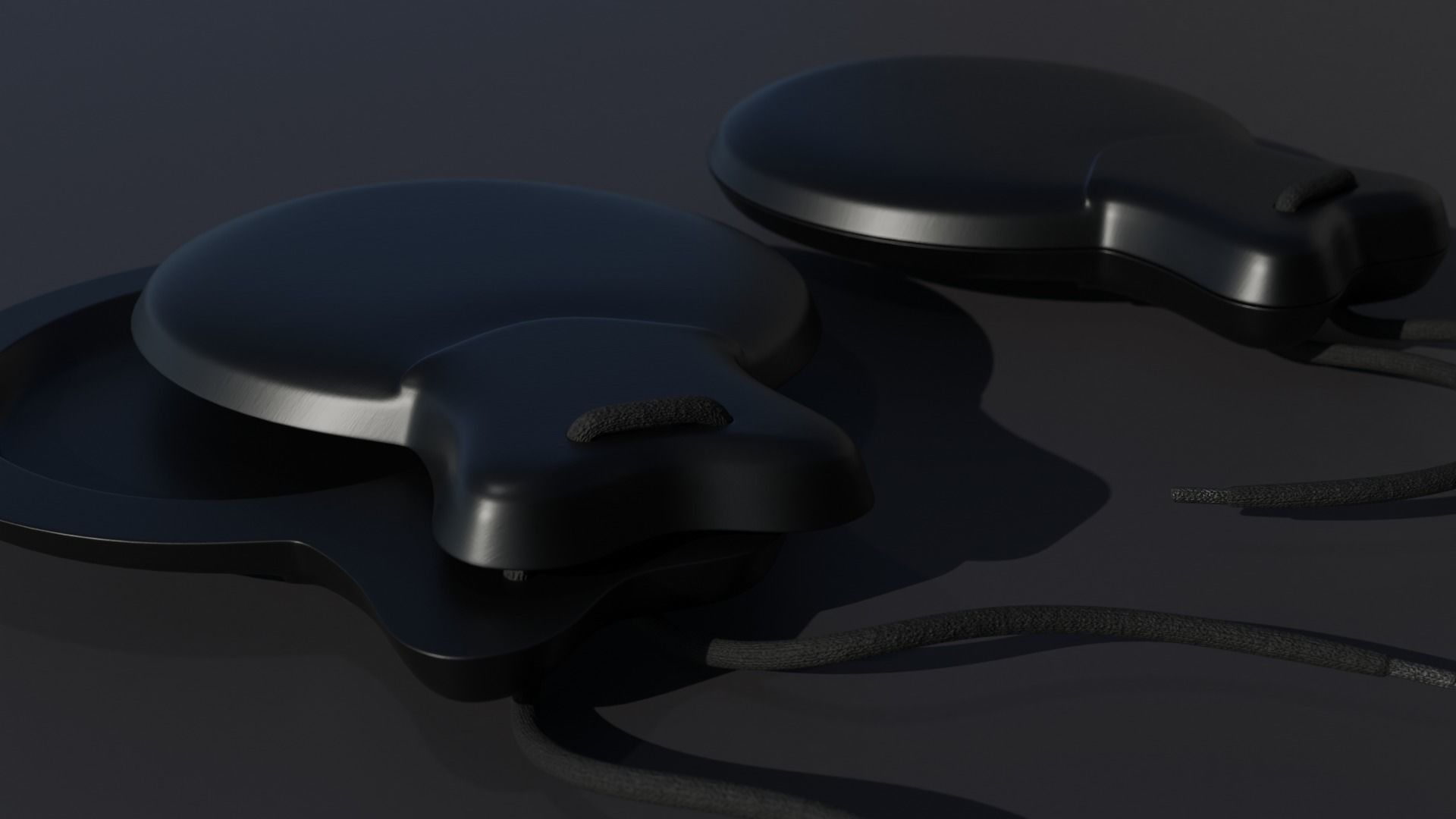 Castanets two headphones 3D model_7