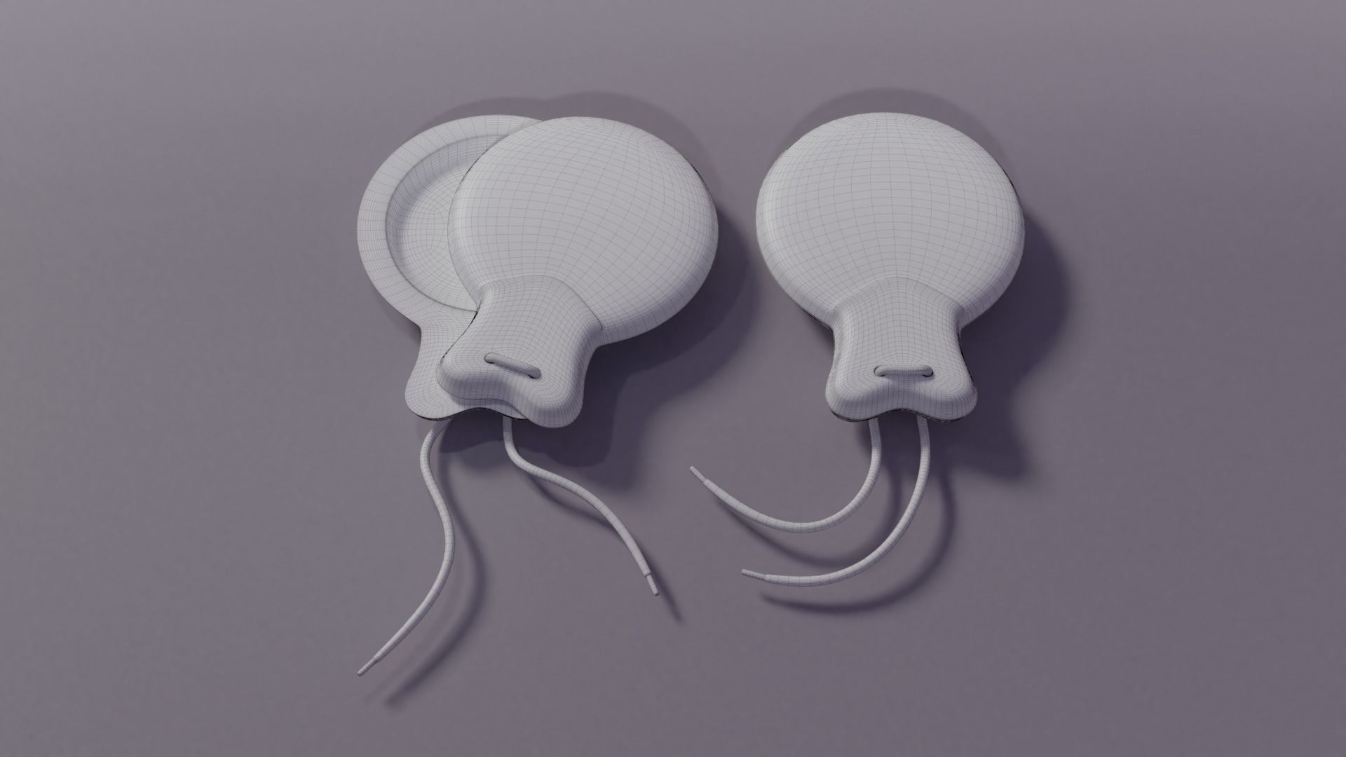 Castanets two headphones 3D model_22