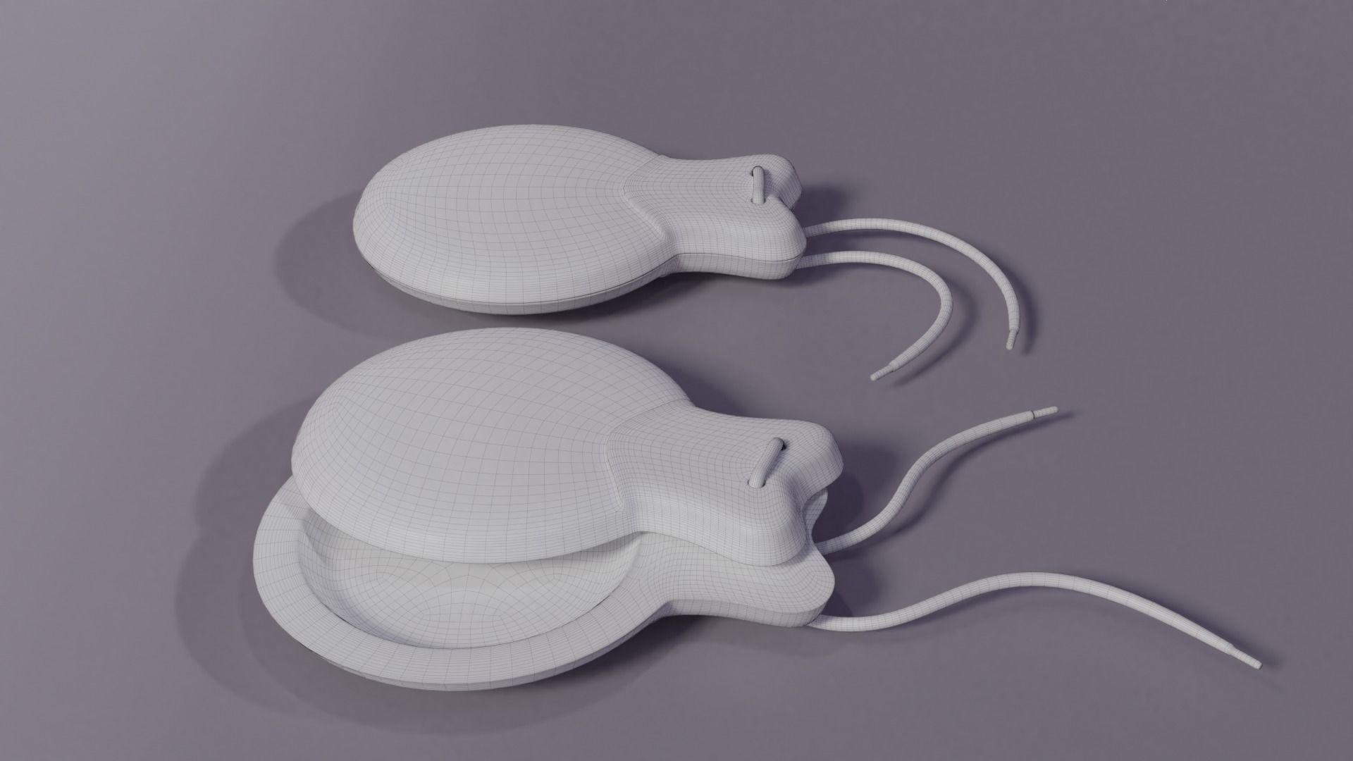 Castanets two headphones 3D model_23