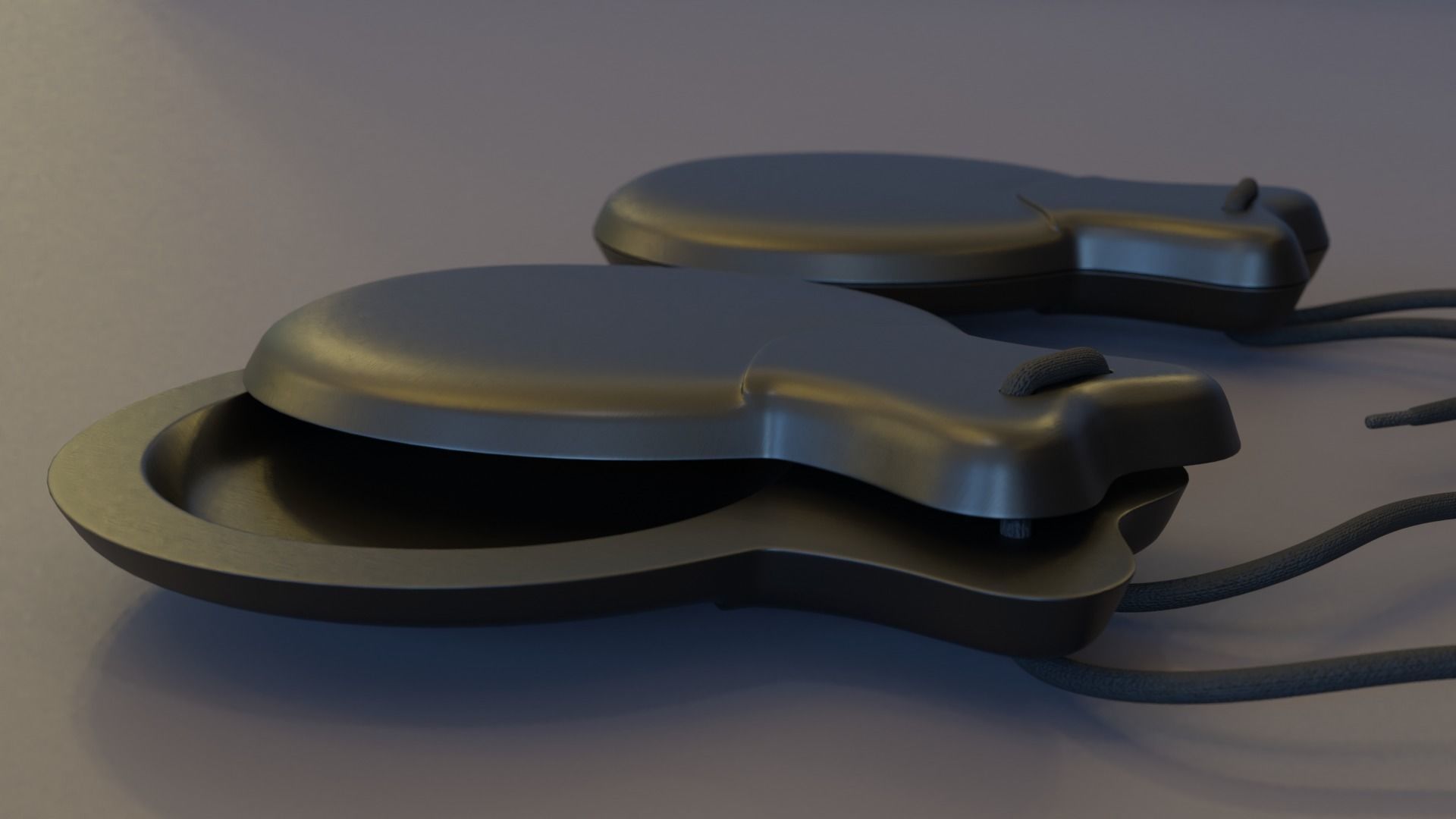 Castanets two headphones 3D model_13