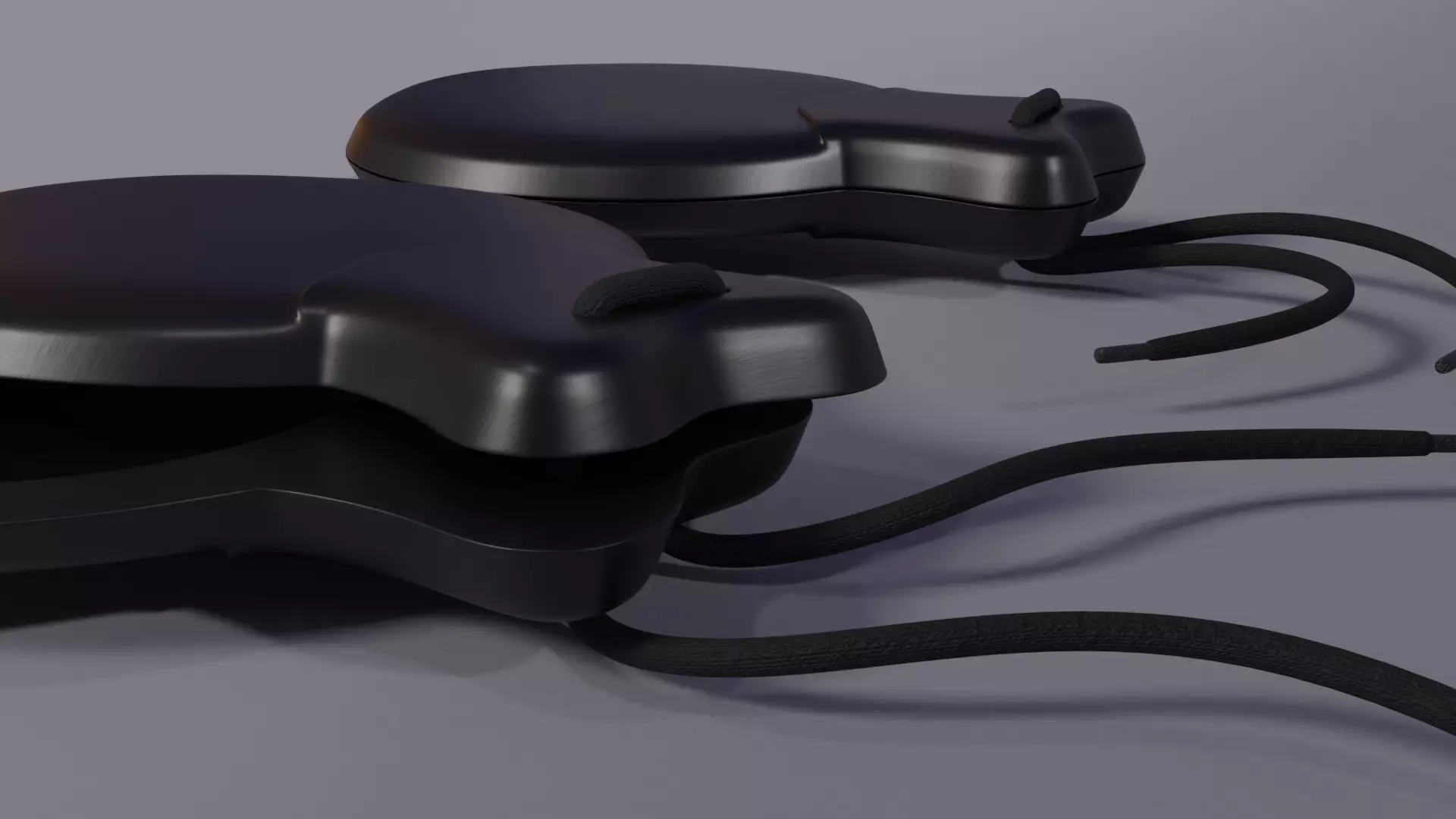 Castanets two headphones 3D model_0