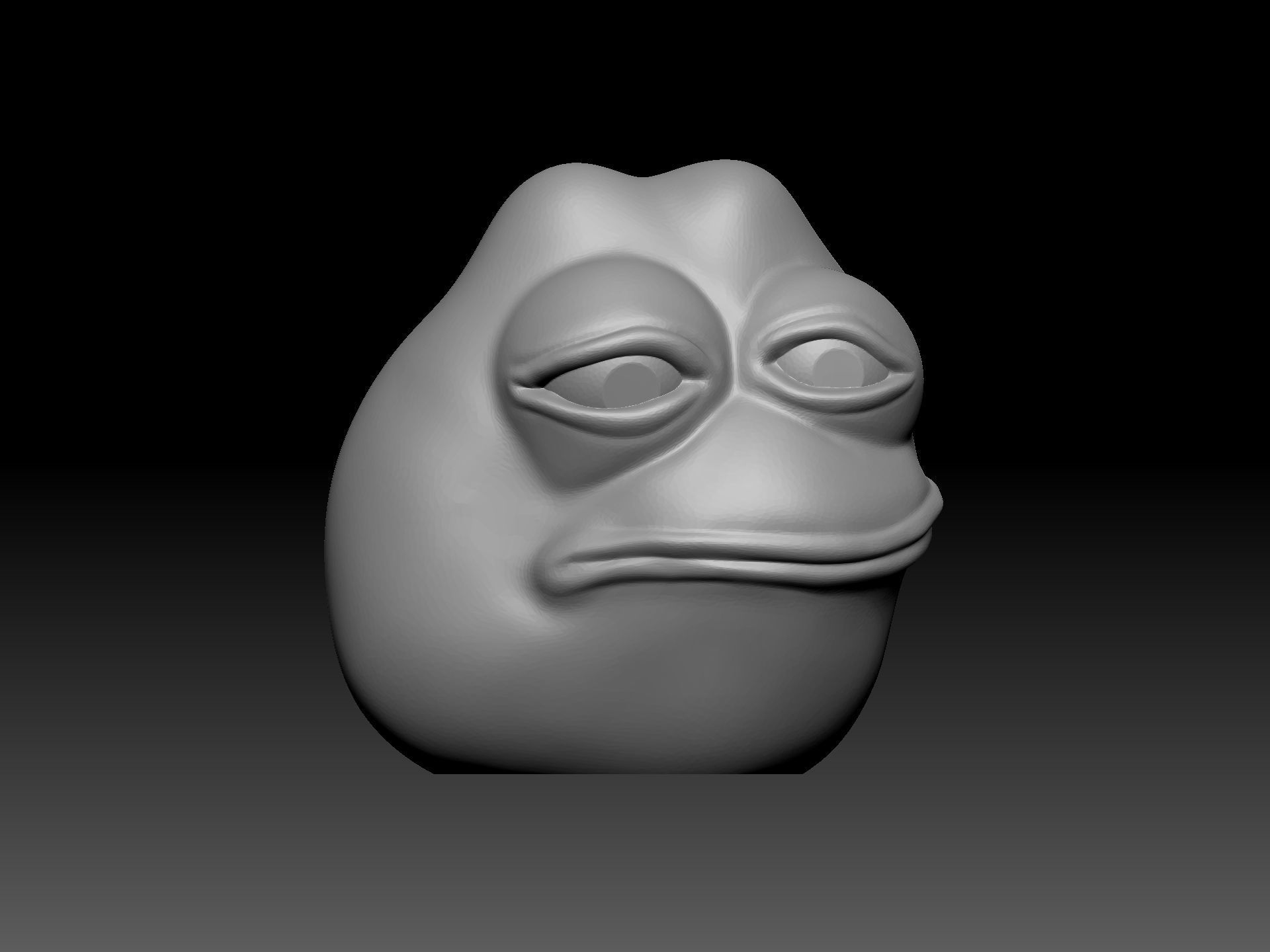 Pepe the Frog 3D print model_7