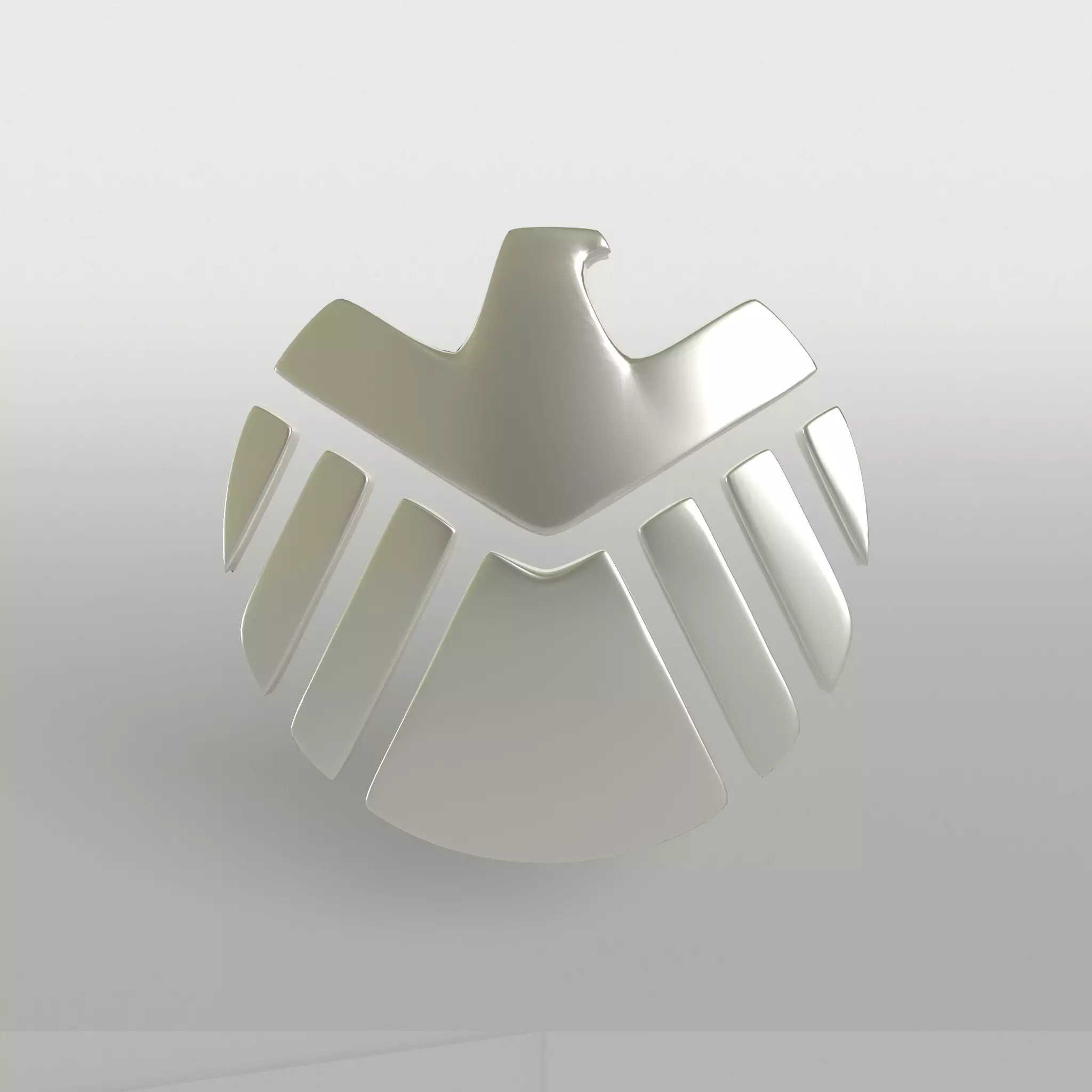 SHIELD Logo 003 Free low-poly 3D model