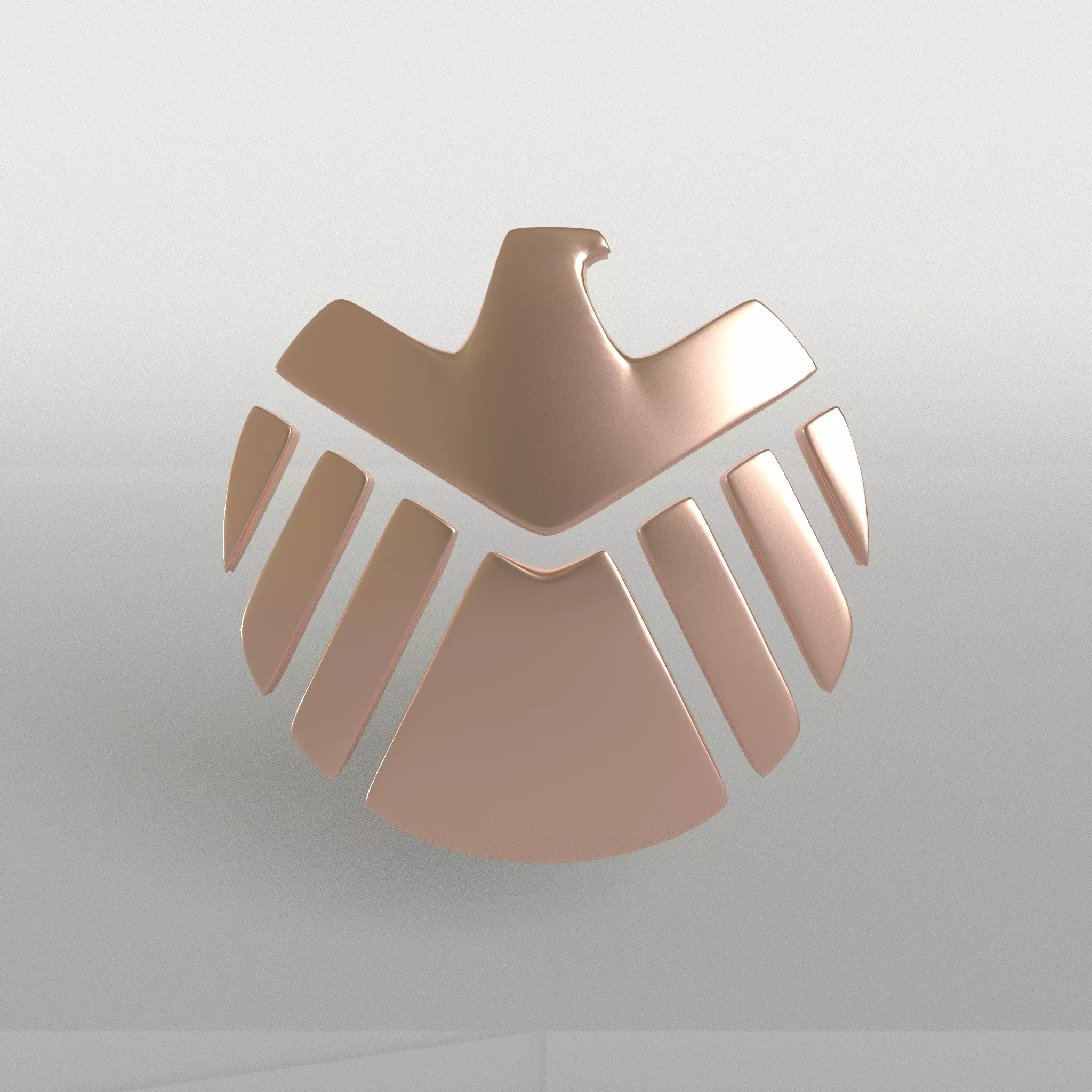SHIELD Logo 004 Free low-poly 3D model