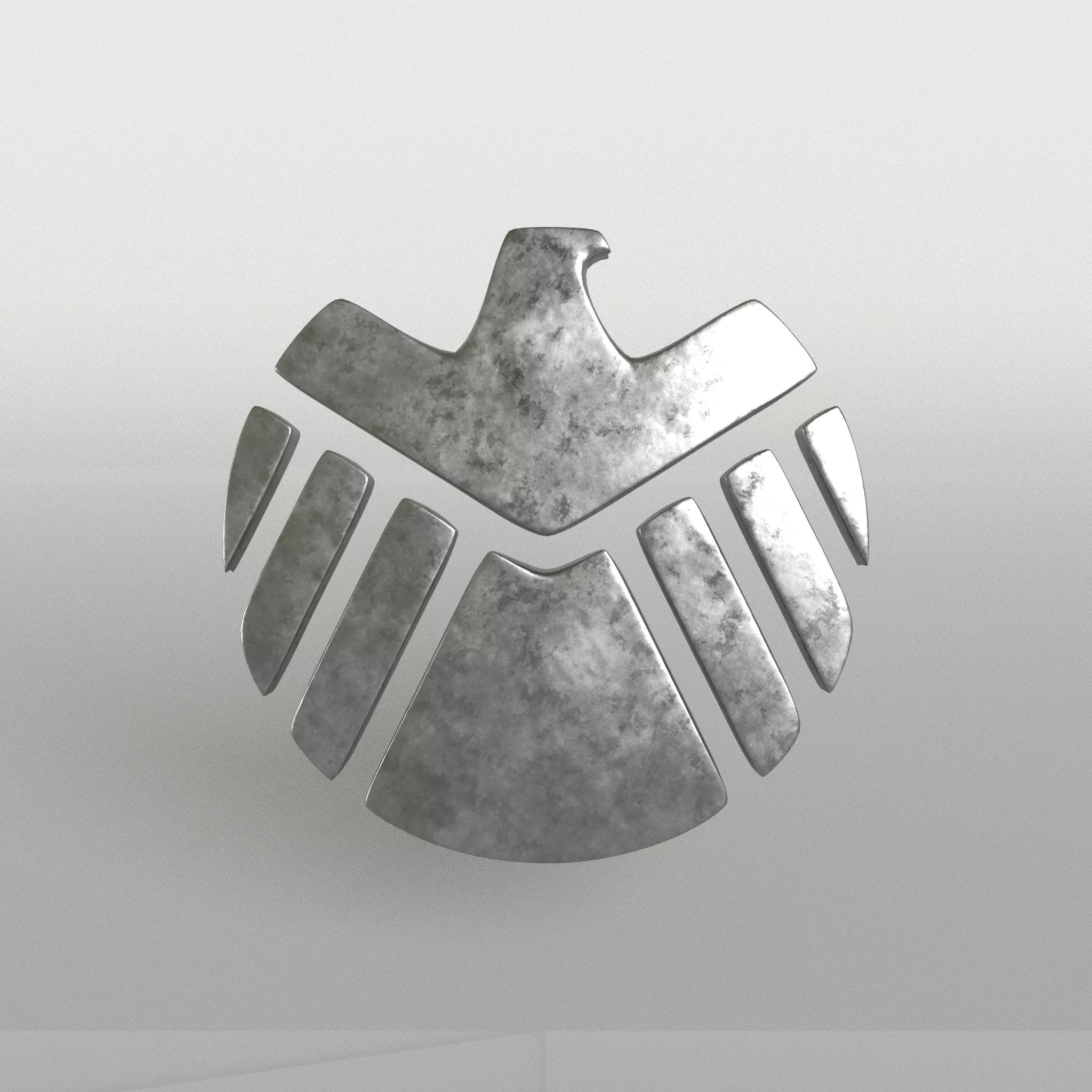 SHIELD Logo 005 Free low-poly 3D model