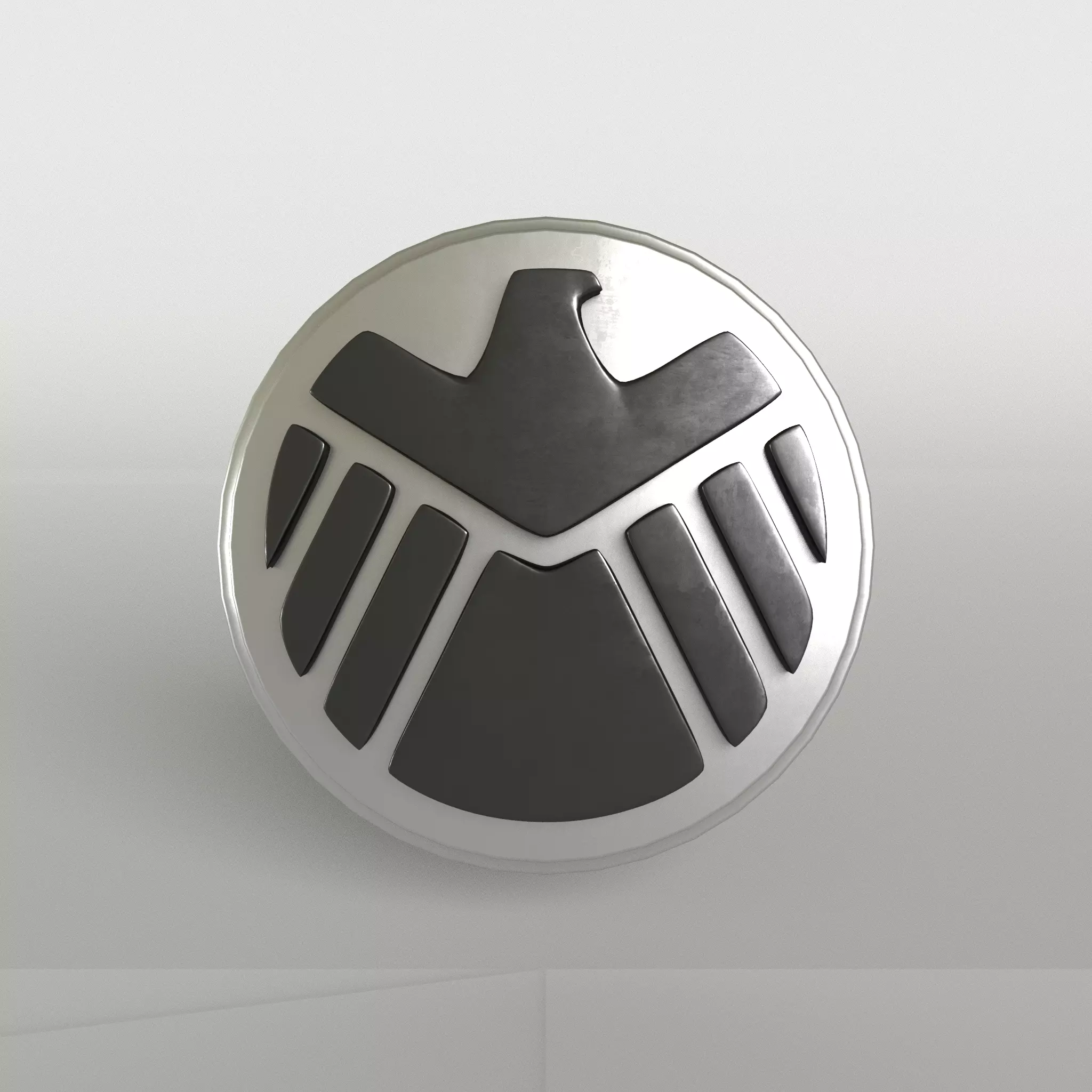 SHIELD Logo 006 Free low-poly 3D model