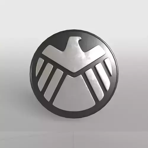SHIELD Logo 007 Free low-poly 3D model