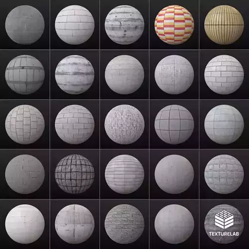 25 PBR Concrete Textures 02
