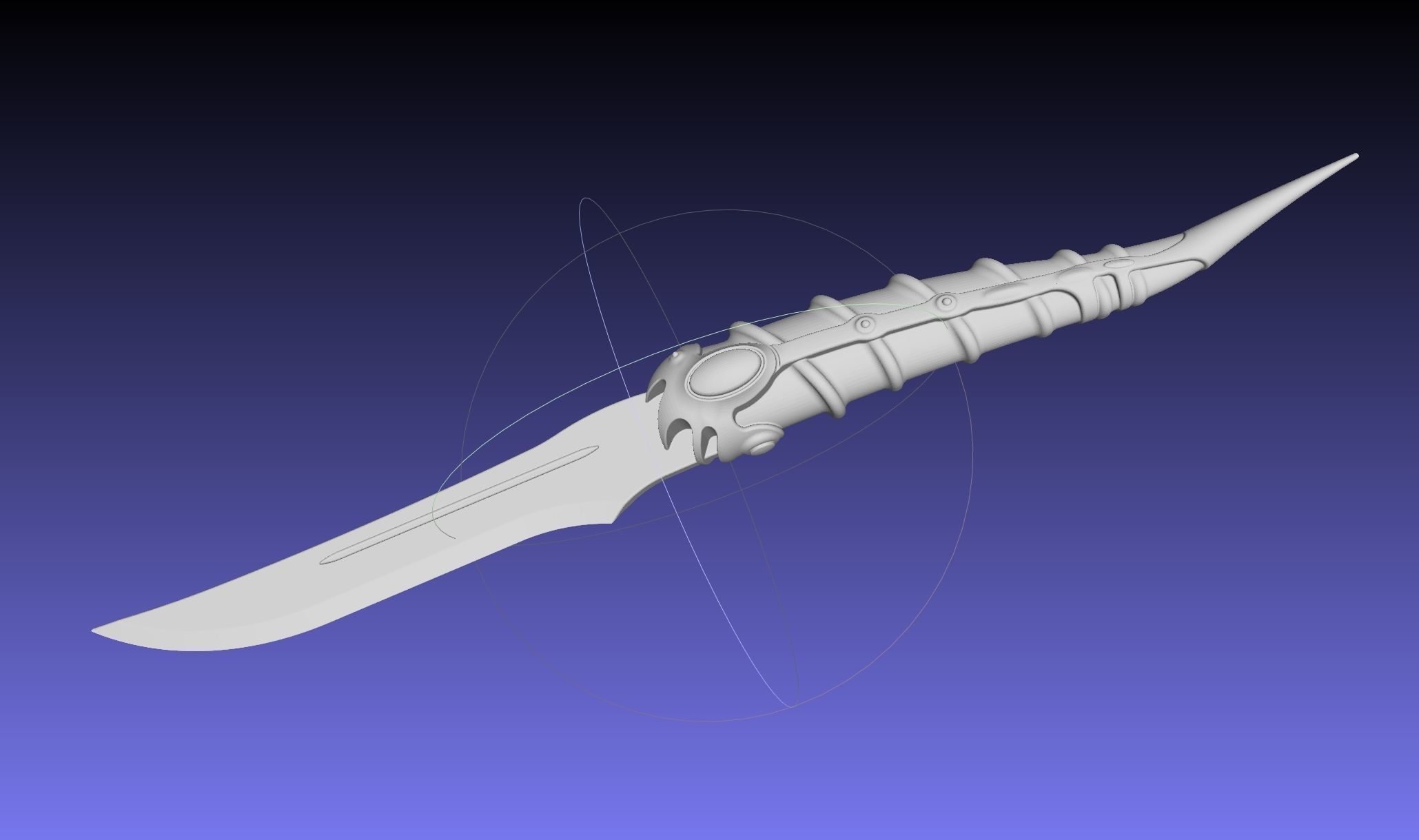 Game Of Thrones Catspaw Valyrian Steel Dagger Model 3D print model_1