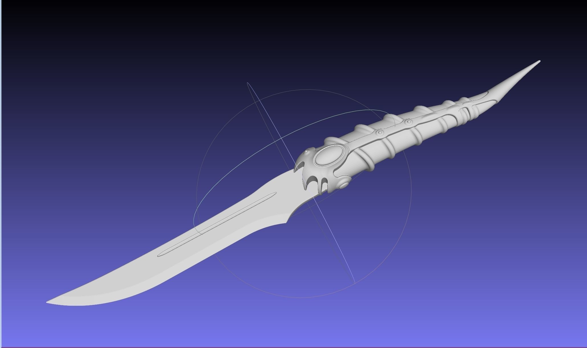 Game Of Thrones Catspaw Valyrian Steel Dagger Model 3D print model_16