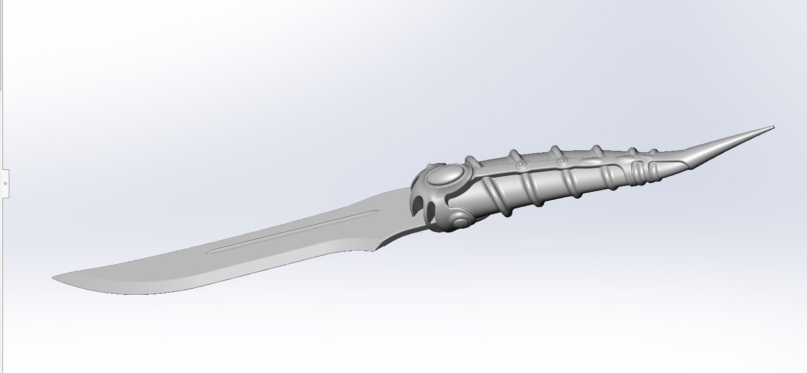 Game Of Thrones Catspaw Valyrian Steel Dagger Model 3D print model_77