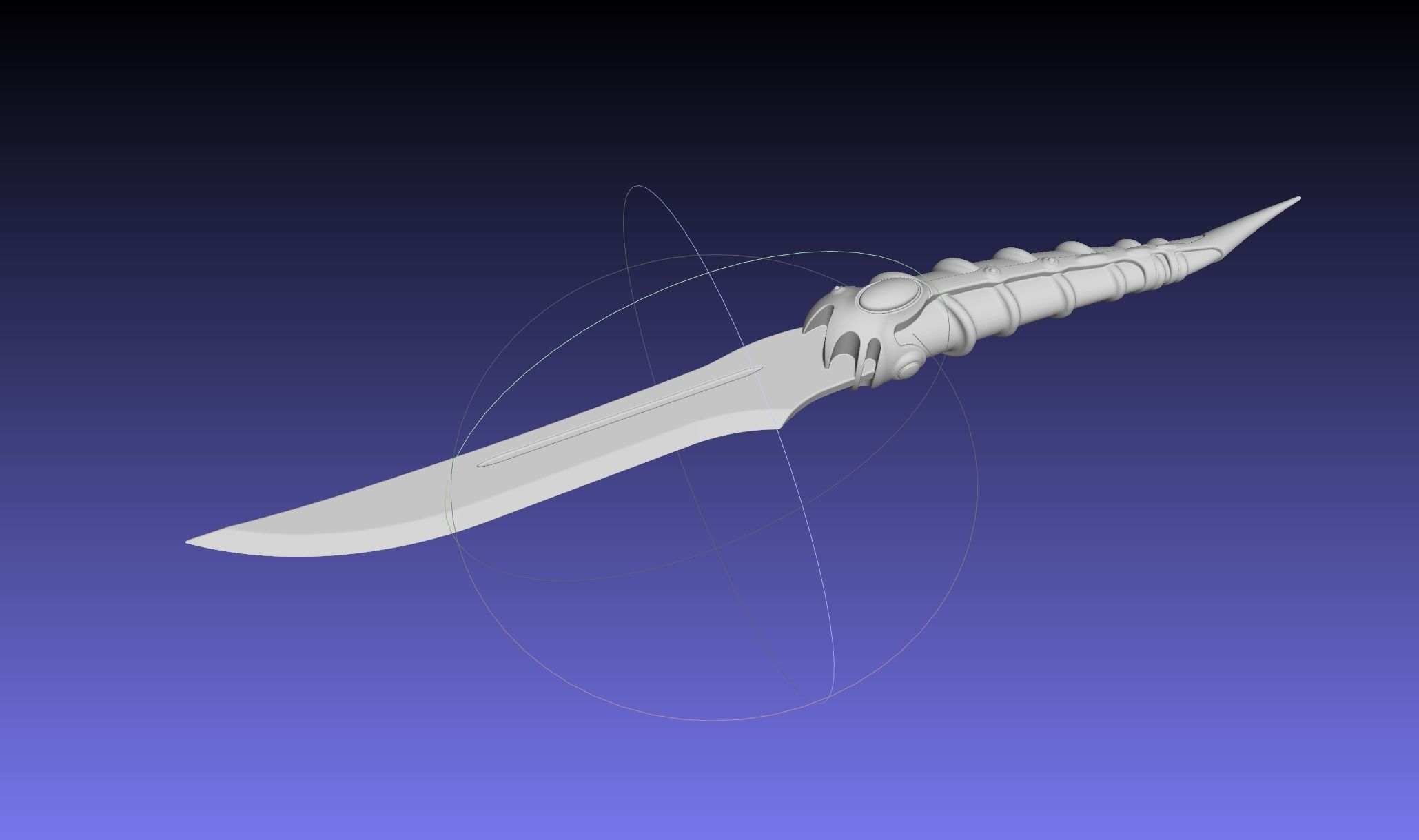 Game Of Thrones Catspaw Valyrian Steel Dagger Model 3D print model_11