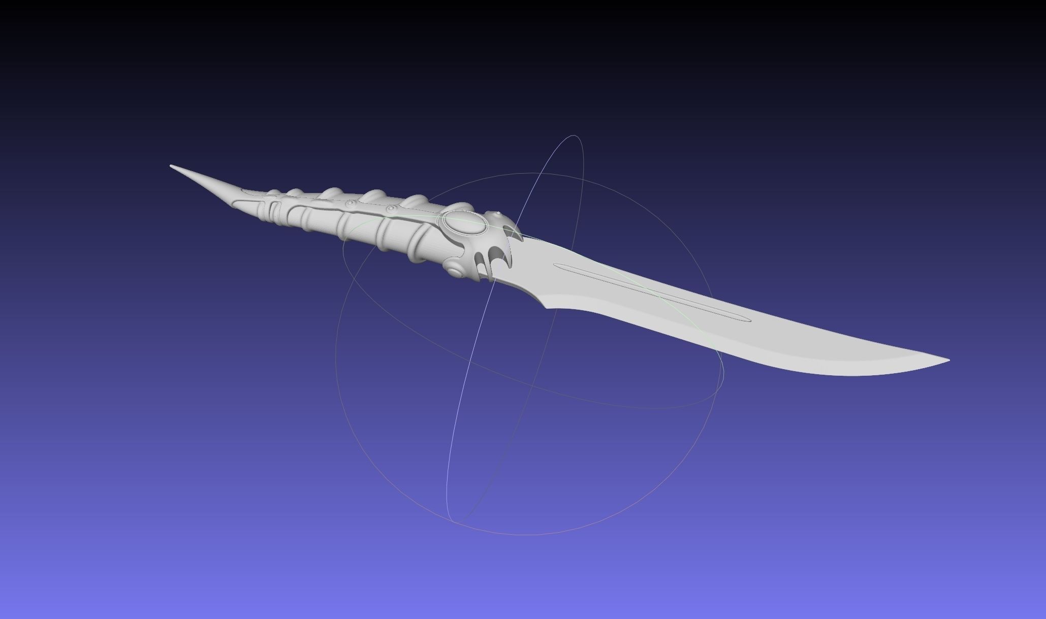 Game Of Thrones Catspaw Valyrian Steel Dagger Model 3D print model_3