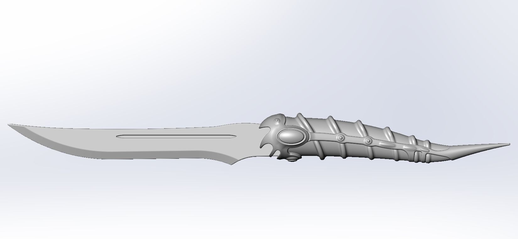 Game Of Thrones Catspaw Valyrian Steel Dagger Model 3D print model_76