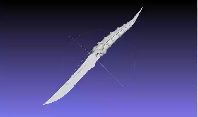 Game Of Thrones Catspaw Valyrian Steel Dagger Model 3D print model Game Of Thrones Catspaw Valyrian Steel Dagger Model 3D print model
