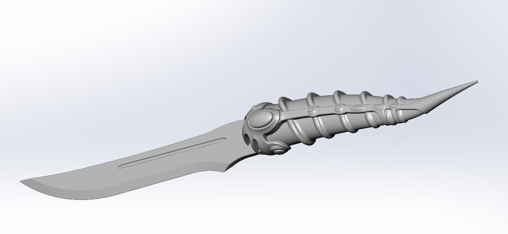 Game Of Thrones Catspaw Valyrian Steel Dagger Model 3D print model_74