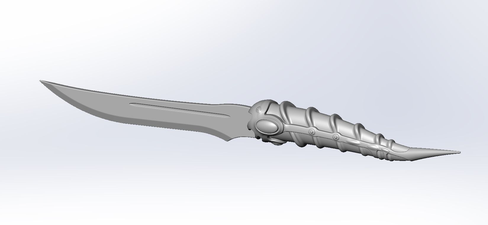 Game Of Thrones Catspaw Valyrian Steel Dagger Model 3D print model_75
