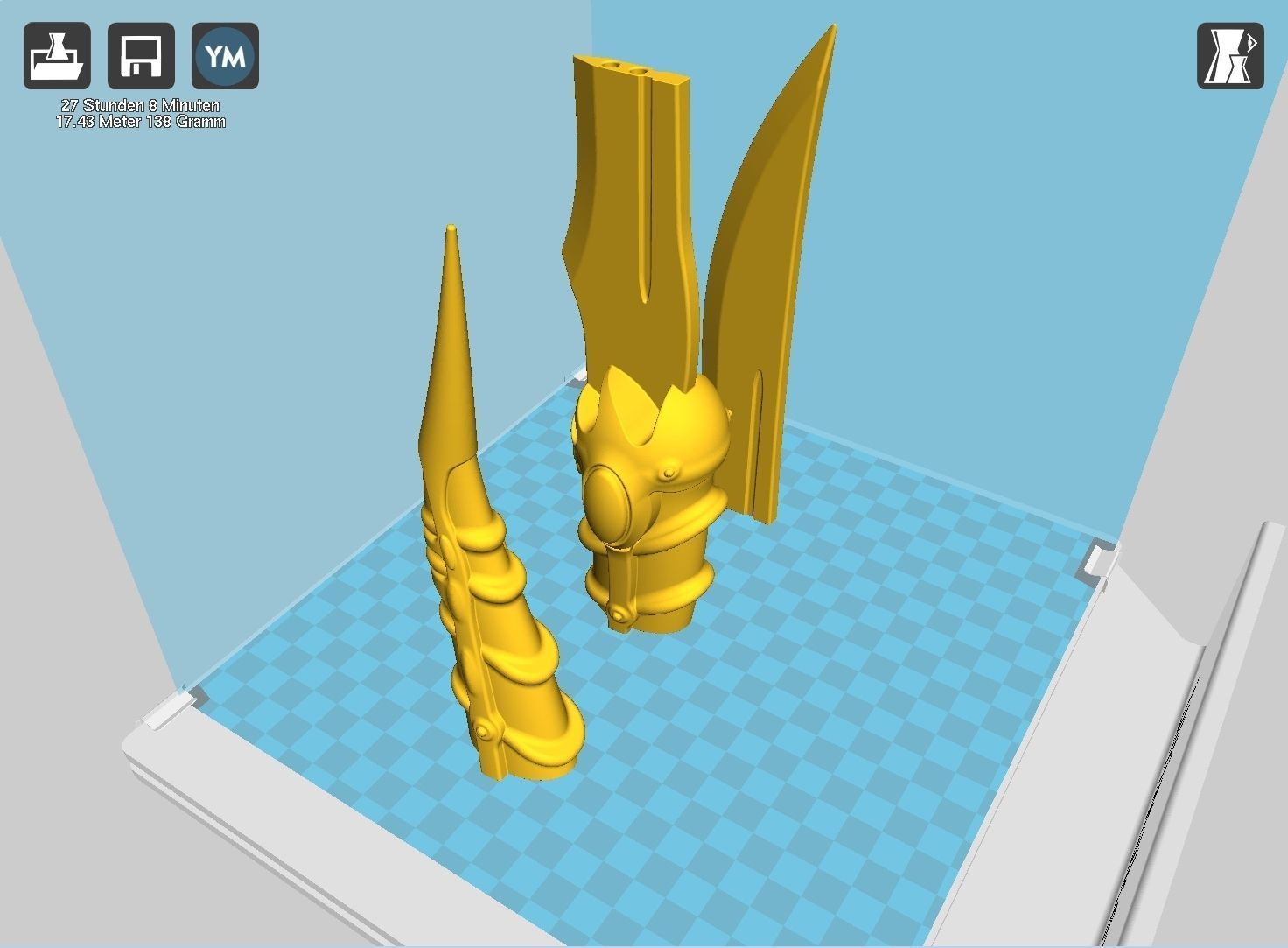 Game Of Thrones Catspaw Valyrian Steel Dagger Model 3D print model_72