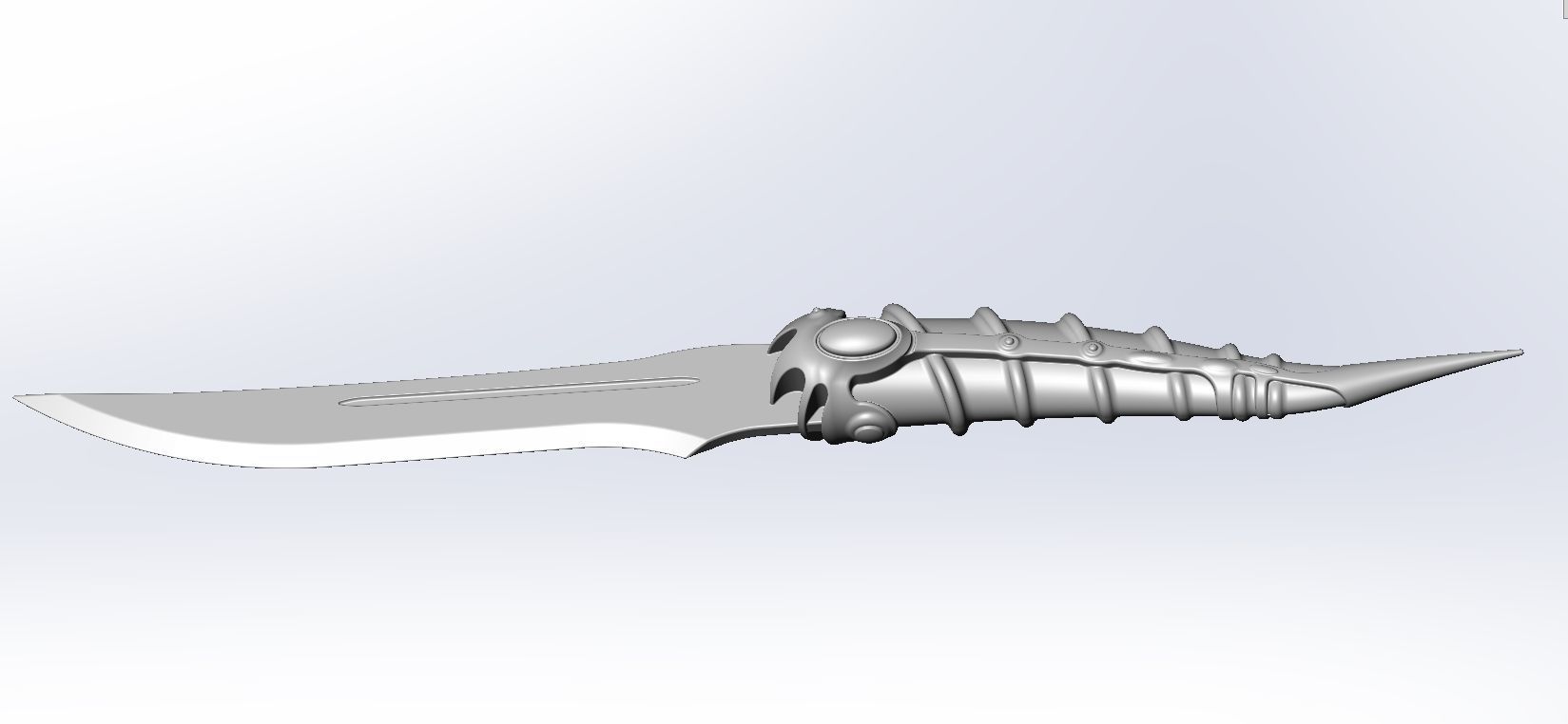 Game Of Thrones Catspaw Valyrian Steel Dagger Model 3D print model_79