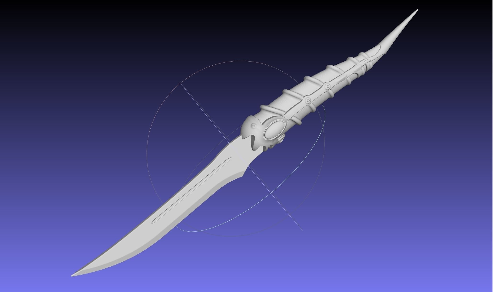 Game Of Thrones Catspaw Valyrian Steel Dagger Model 3D print model_9