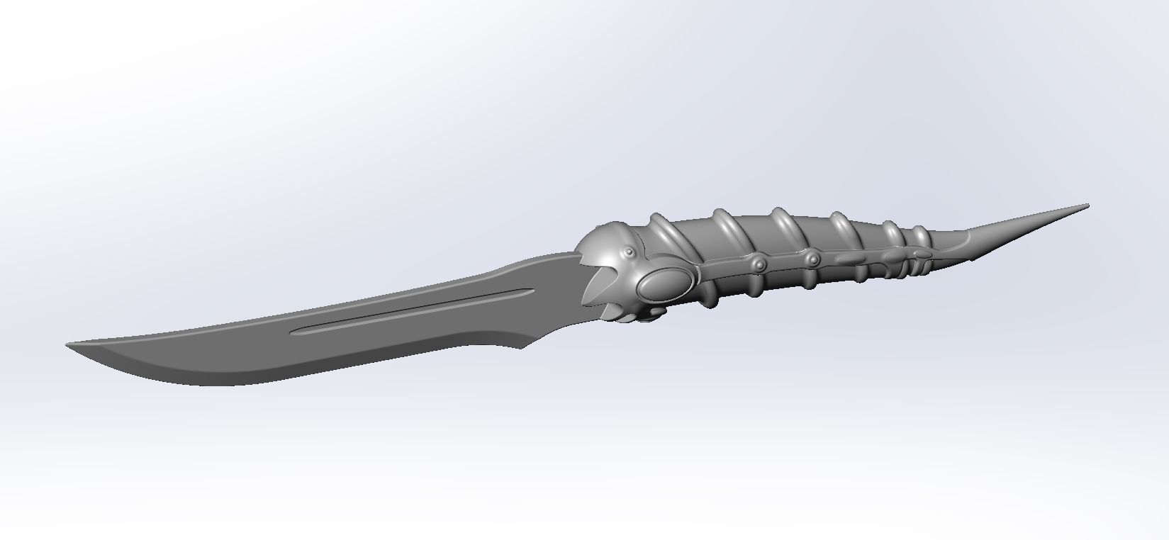 Game Of Thrones Catspaw Valyrian Steel Dagger Model 3D print model_78