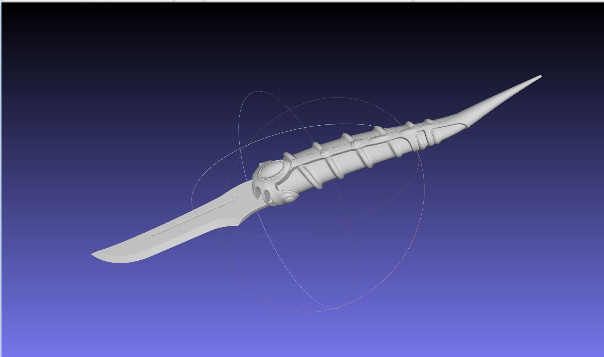 Game Of Thrones Catspaw Valyrian Steel Dagger Model 3D print model_12