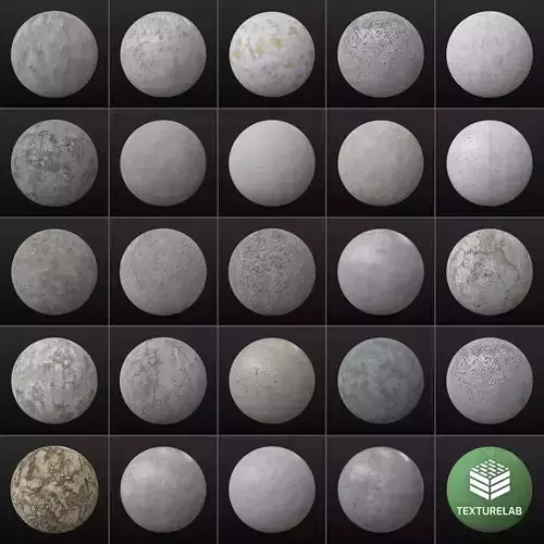 25 PBR Concrete Textures 01