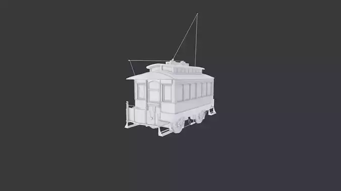 Small Trolley 3D model