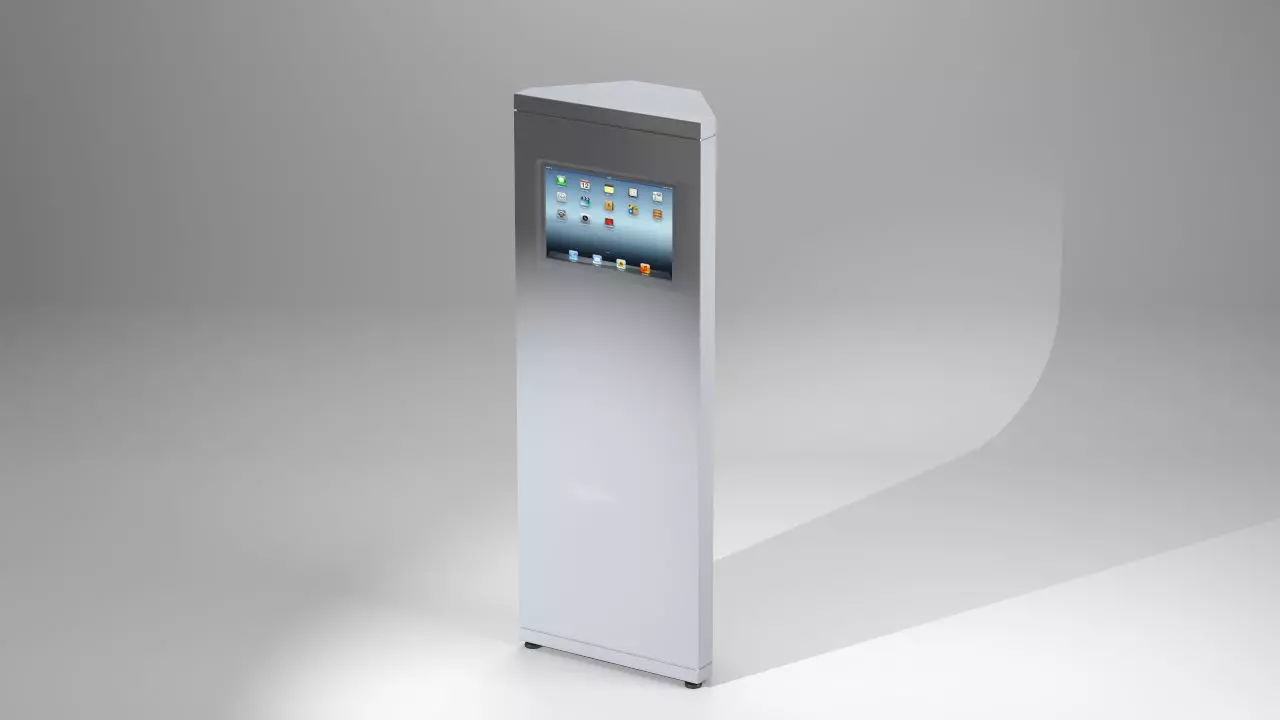 Borne-rfid ipad stand Free 3D model_0