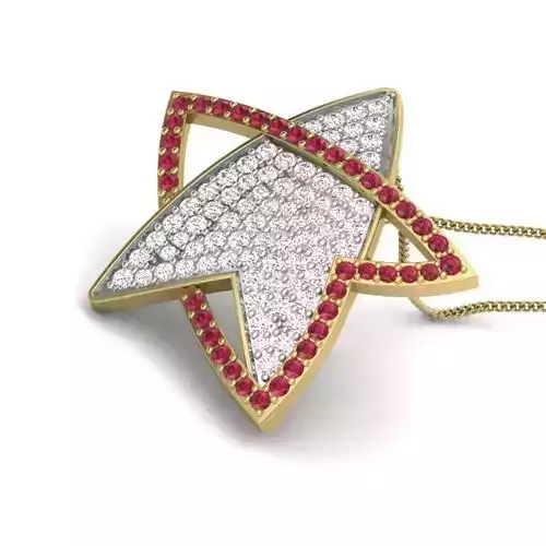 Women pendant 3dm render detail 3D print model