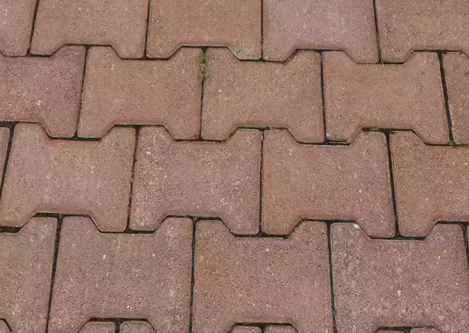 Pavestone brick paver in shape of square