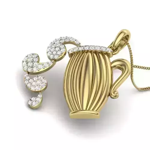 Women jug pendant 3dm render detail 3D print model