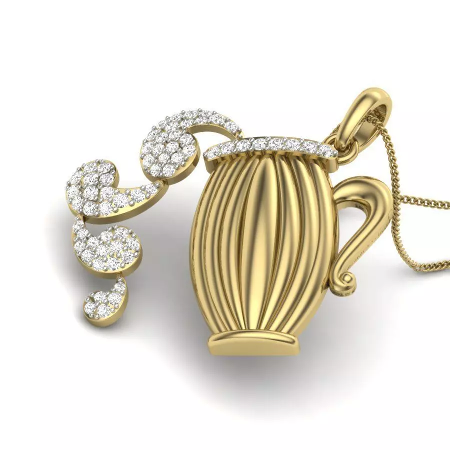 Women jug pendant 3dm render detail 3D print model 3D print model