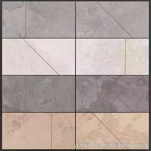 ABK Alpes Raw Decor Sign